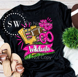 Hot Pink Football Collage- Choose team name