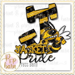 Jackets Pride- Yellow black