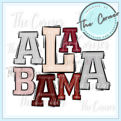 Alabama State Maroon Letters
