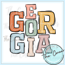 Georgia State Boho Letters