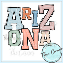 Arizona State Boho Letters