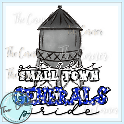 Small Town Generals- blue white