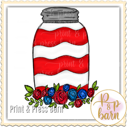 4th of July Jar