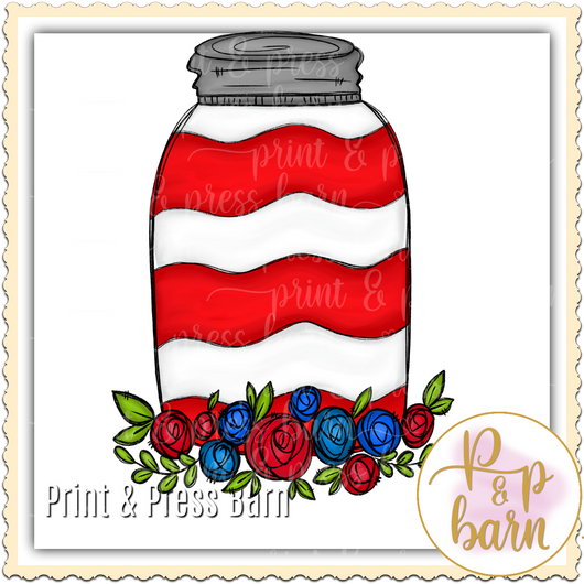 4th of July Jar