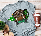 Wildcats Leopard  Football- Green