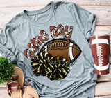 Football Game Day- Black and gold