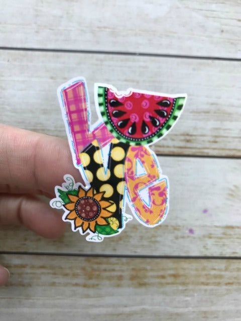 Love Summer Sticker