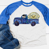 Pirate Truck- Blue and Gold