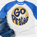 Go Pirates- Blue and Gold