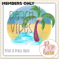 Beach Vibes Circle