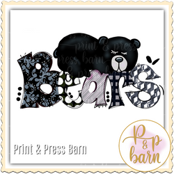 Bears w mascot- black and grey