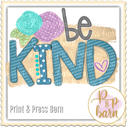 Be Kind- Burlap