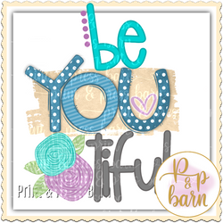 Be Youtiful on burlap