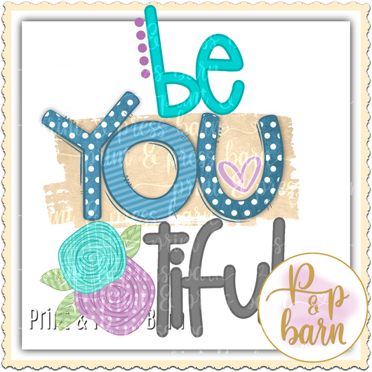 Be Youtiful on burlap