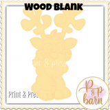 Reindeer Wood Blank