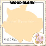 Apple School Set Wood Blank