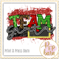 Team Santa with Frame