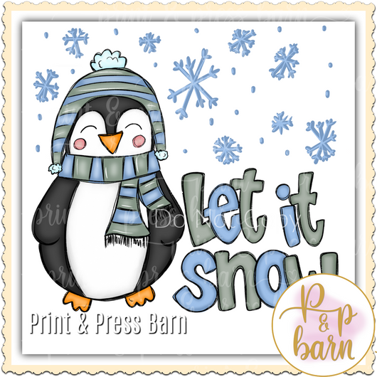 Let it Snow Penguin 1