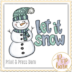 Let it Snow snowman 102