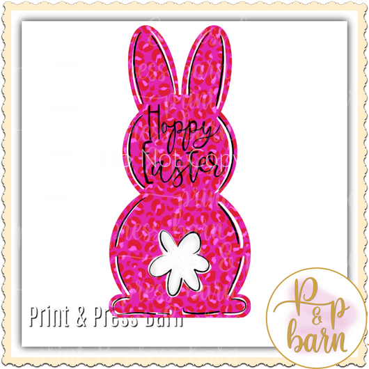 Pink Leopard Bunny