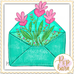 Flower envelope