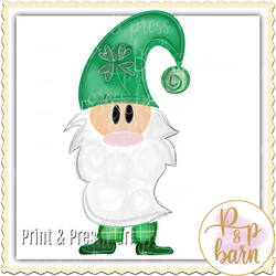 St Patrick Gnome Green