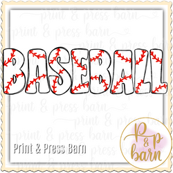 Baseball Word Art