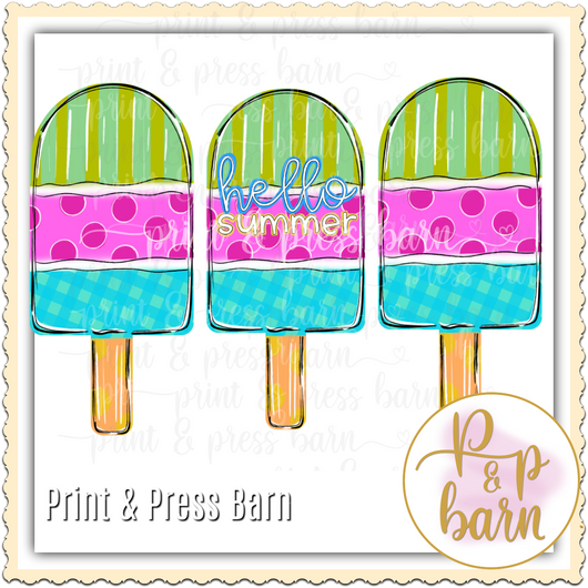 Popsicle Trio