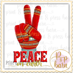 Peace Mitten