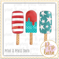 Patriotic Popsicles