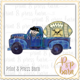 Pirate Truck- Blue and Gold