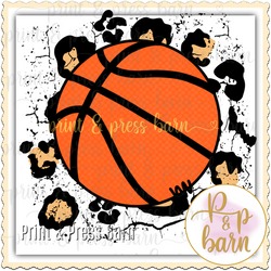 Basketball Leopard Background