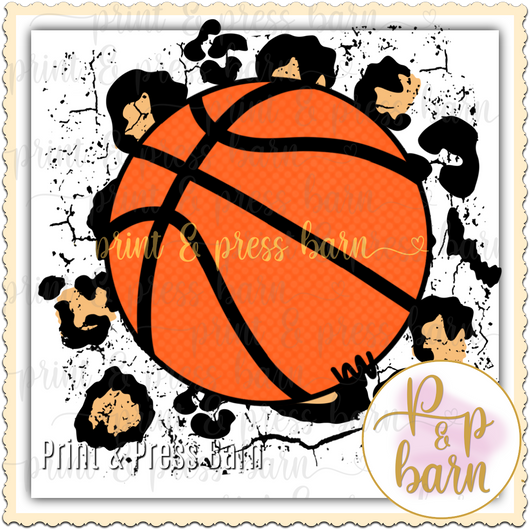 Basketball Leopard Background