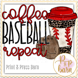 Coffee Baseball Repeat