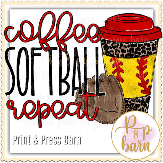 Coffee Softball Repeat