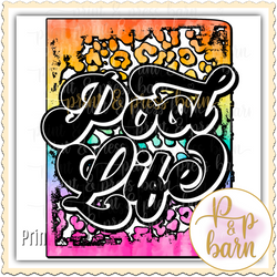 Pool Life- Leopard Rainbow