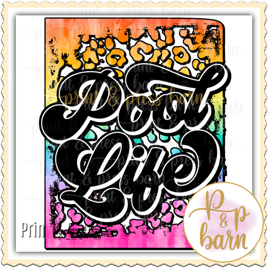 Pool Life- Leopard Rainbow