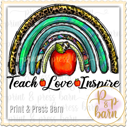 Teach Love Inspire Rainbow 103