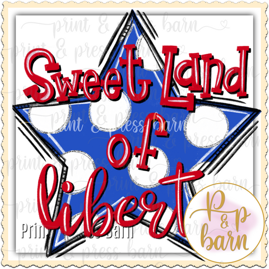 Sweet Land of Liberty Blue