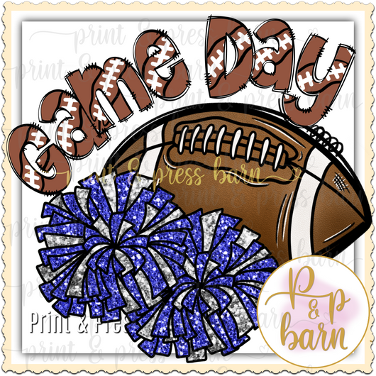 Game Day Football- Blue