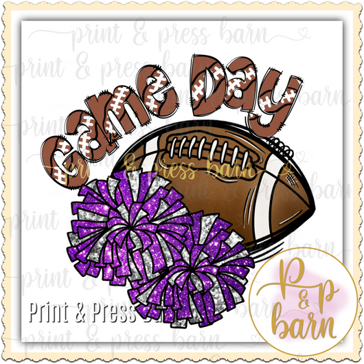 Football Game Day- Purple