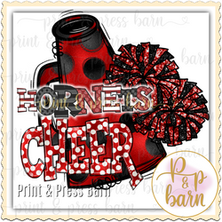 Hornet Cheer- Red Black