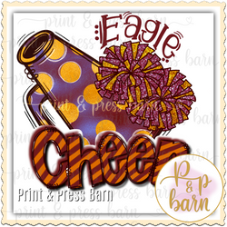 Eagle Cheer- Red and Gold