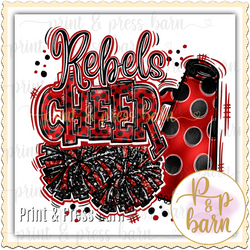Rebel Cheer- Red