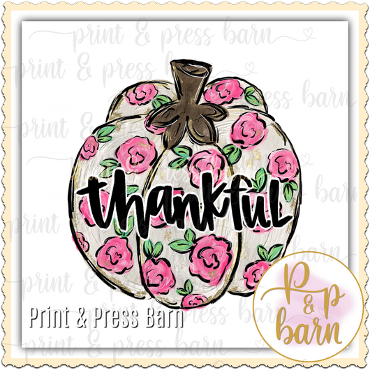 Thankful Flower Pumpkin AR