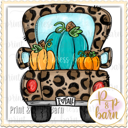 Leopard Pumpkin Truck AR