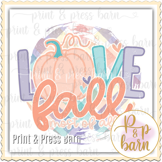 Love Fall- pastel