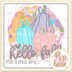 Hello Fall- pastel