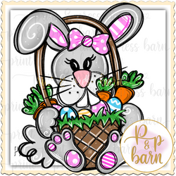 Girl Bunny Basket