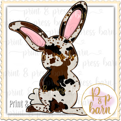 Cowprint Bunny